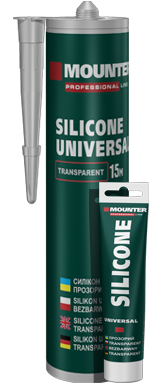 Universal silicone sealant transparent