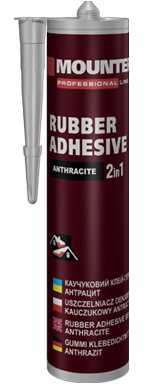 Rubber adhesive antracite