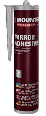 Mirror adhesive